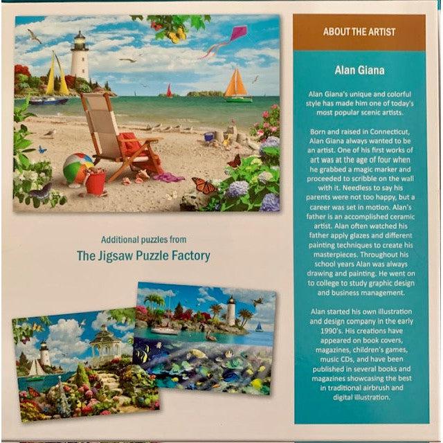 Sail into Summer Costal Lighthouses 1000 Piece Jigsaw Puzzle Leap Year