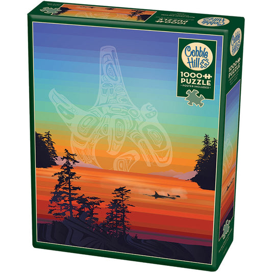 Salish Coast Colors 1000 Piece Jigsaw Puzzle Cobble Hill