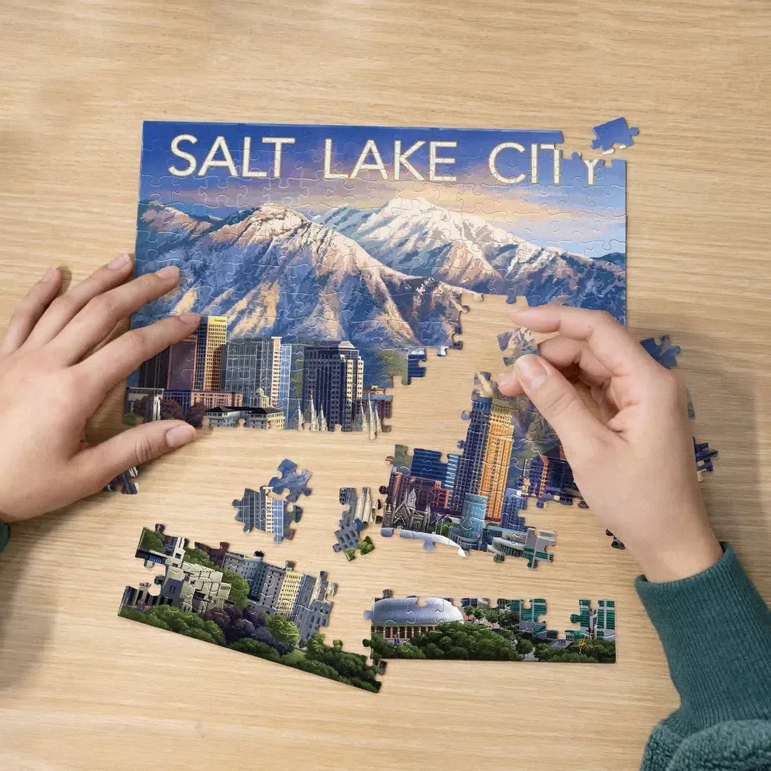 Salt Lake City 210 Piece Jigsaw Puzzle Boardwalk