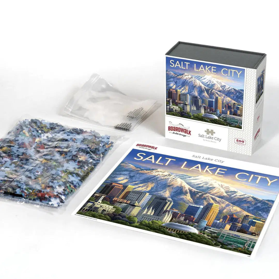 Salt Lake City 500 Piece Jigsaw Puzzle Boardwalk