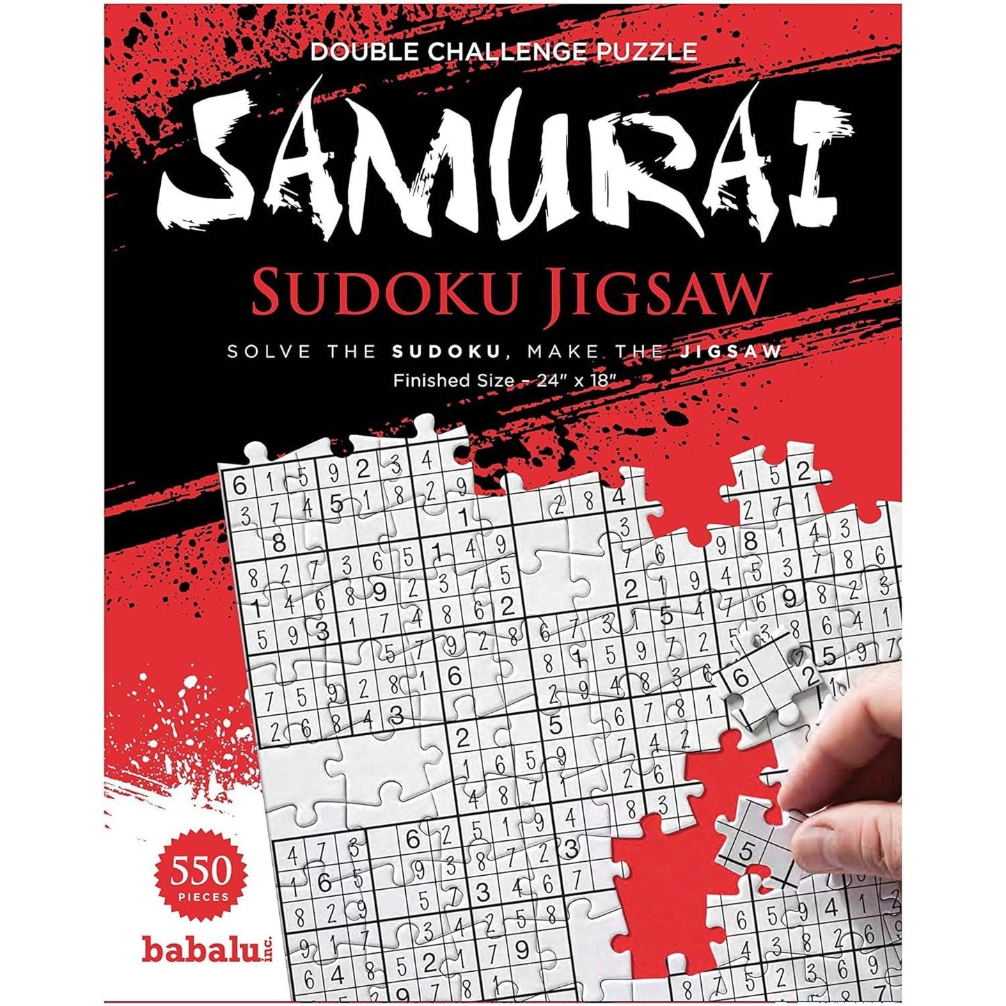 Samurai Sudoku 550 Piece Jigsaw Puzzle Babalu