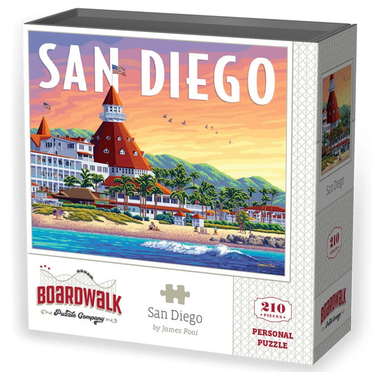 San Diego 210 Piece Jigsaw Puzzle Boardwalk