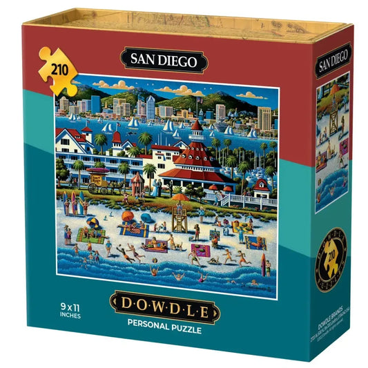 San Diego 210 Piece Jigsaw Puzzle Dowdle