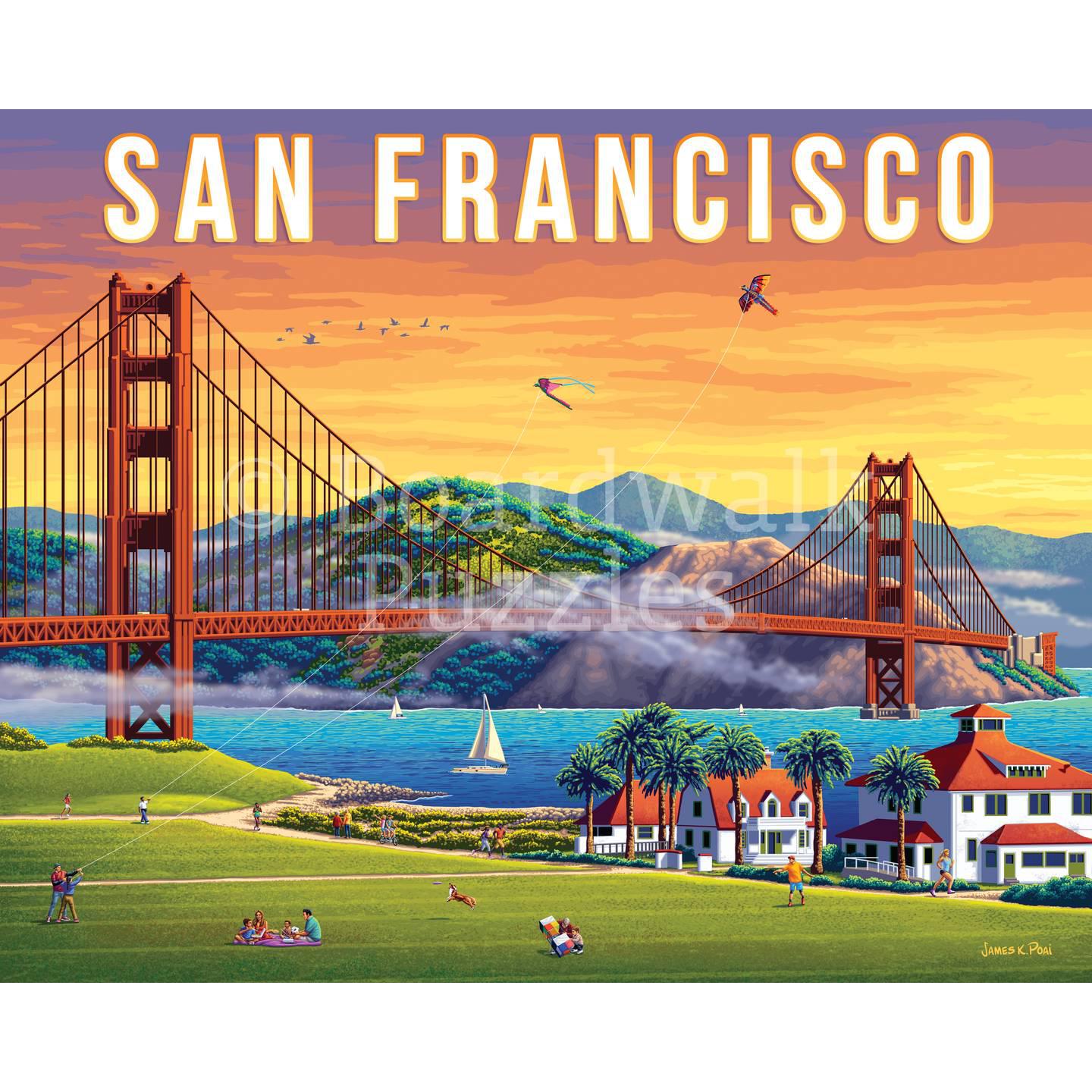 San Francisco 210 Piece Jigsaw Puzzle Boardwalk