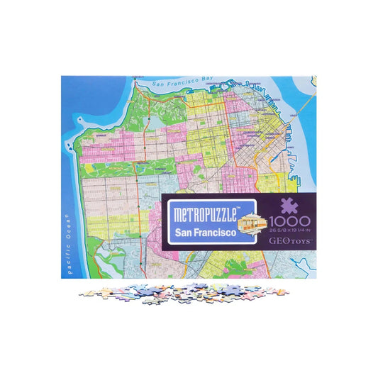 San Francisco Metropuzzle 1000 Piece Jigsaw Puzzle Geotoys