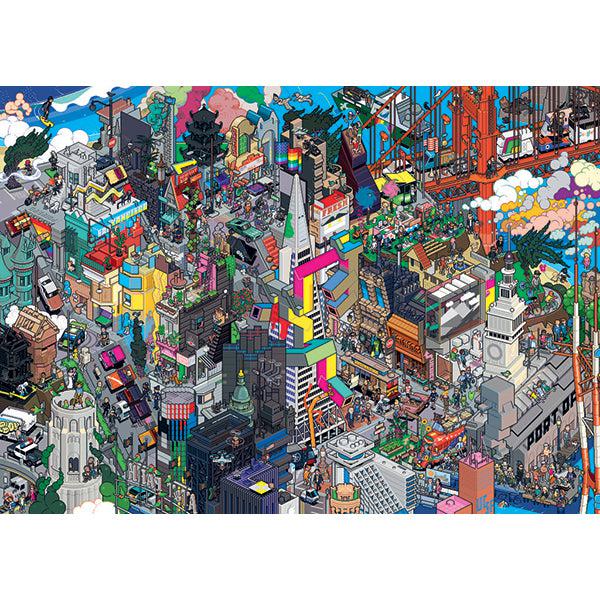 San Francisco Quest Pixorama 1000 Piece Jigsaw Puzzle Heye