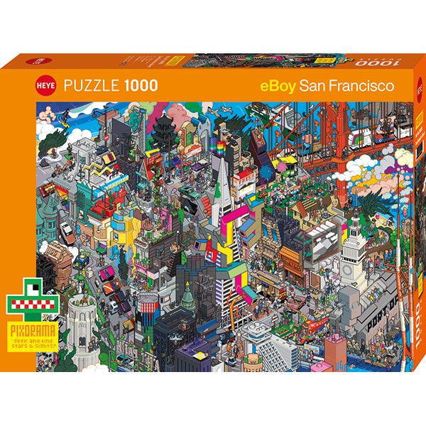 San Francisco Quest Pixorama 1000 Piece Jigsaw Puzzle Heye