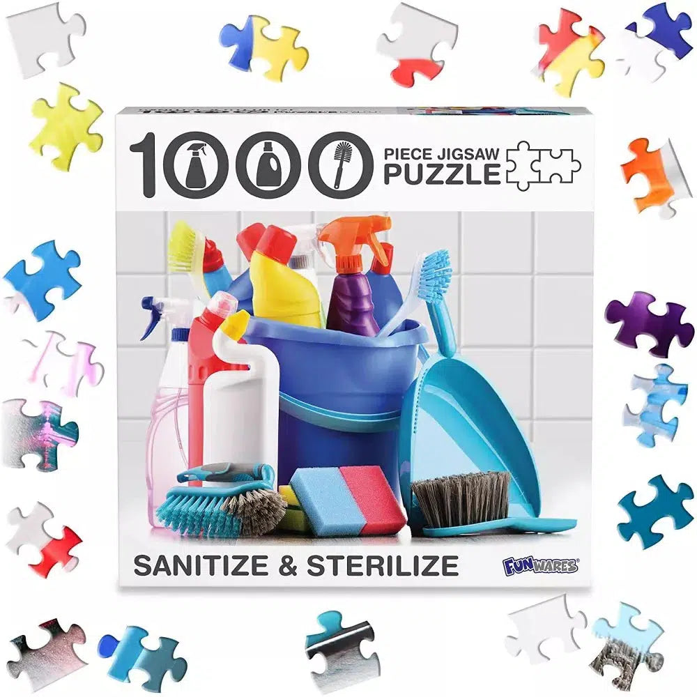 Sanitize & Sterilize 1000 Piece Jigsaw Puzzle Funwares