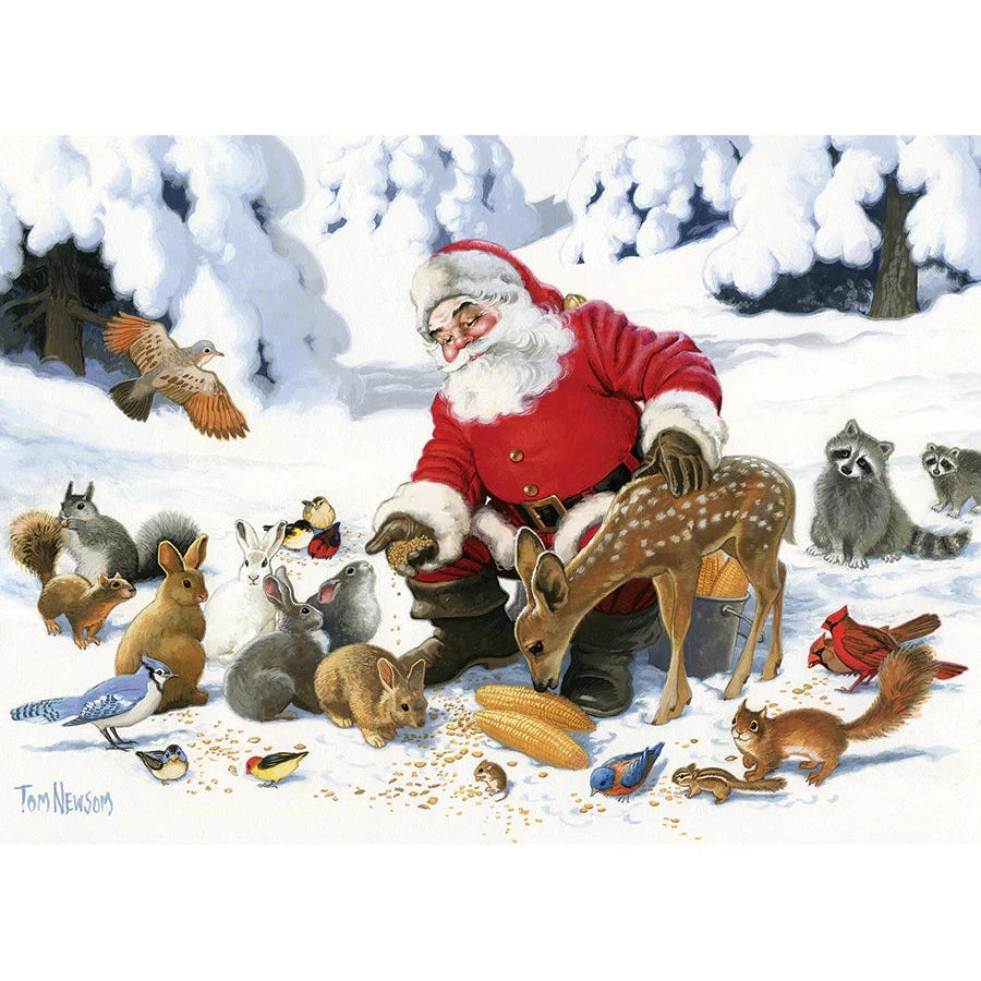 Santa Claus & Friends 350 Piece Family Jigsaw Puzzle Cobble Hill