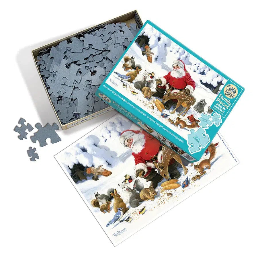 Santa Claus & Friends 350 Piece Family Jigsaw Puzzle Cobble Hill