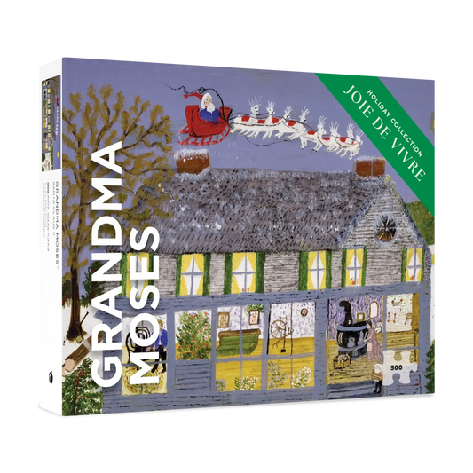 Santa Clause II by Grandma Moses 500 Piece Jigsaw Puzzle Pomegranate