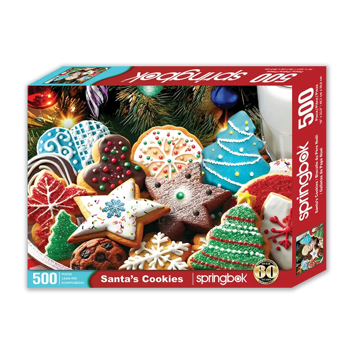 Santa's Cookies 500 Piece Jigsaw Puzzle Springbok