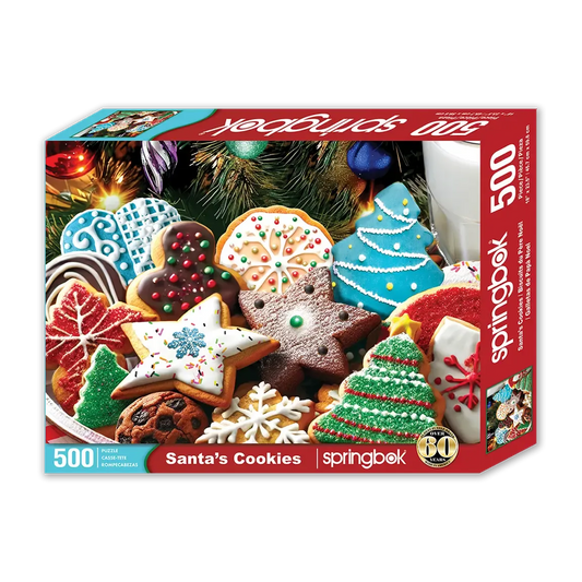 Santa's Cookies 500 Piece Jigsaw Puzzle Springbok