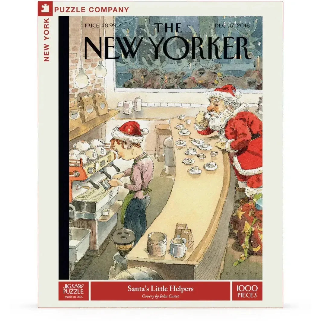 Santa's Little Helpers 1000 Piece Jigsaw Puzzle NYPC