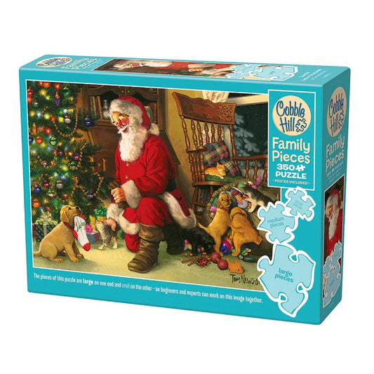 Santa's Lucky Stocking 350 Piece Family Jigsaw Puzzle Cobble Hill