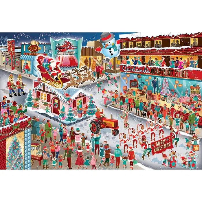 Santa's Parade 2000 Piece Jigsaw Puzzle Cobble Hill