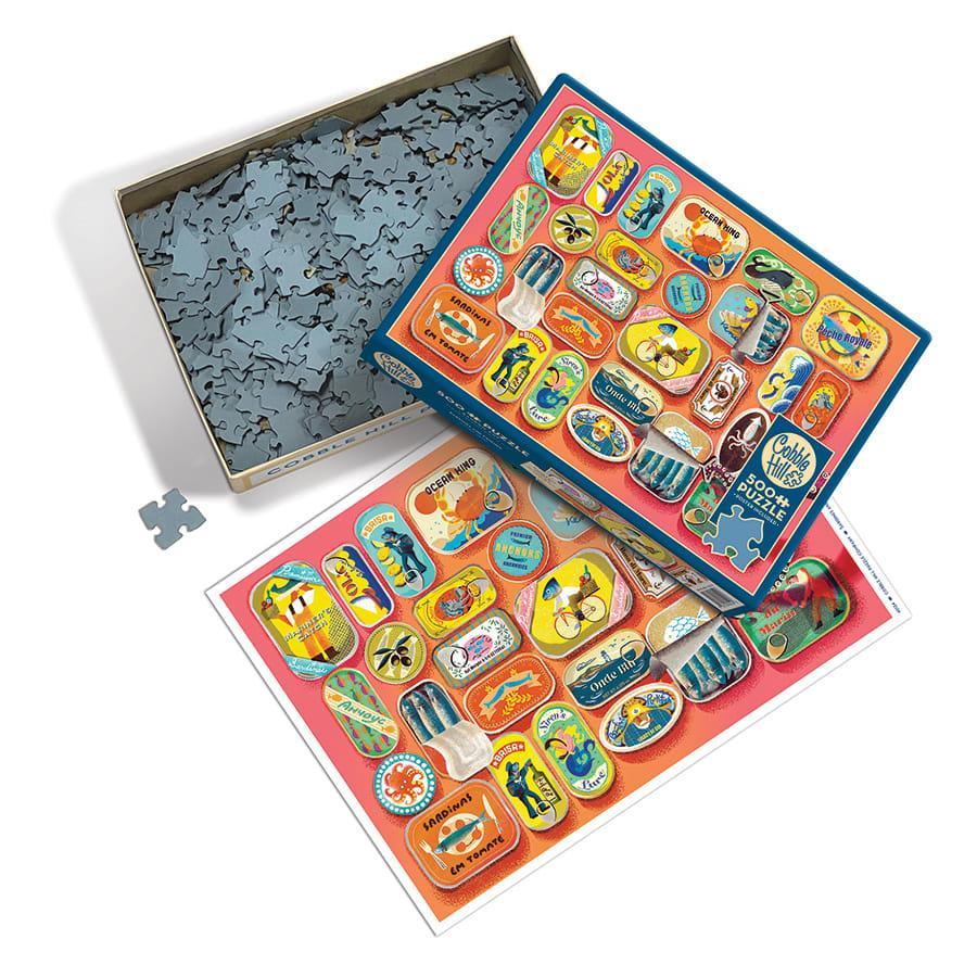 Sardines & Friends 500 Piece Jigsaw Puzzle Cobble Hill