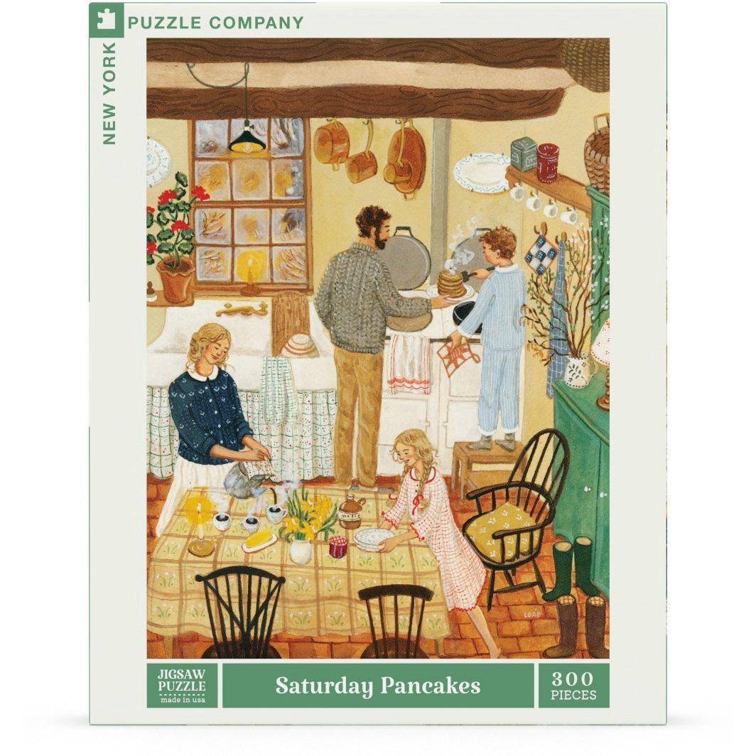 Saturday Pancakes by Loré Pemberton 300 Piece Jigsaw Puzzle NYPC