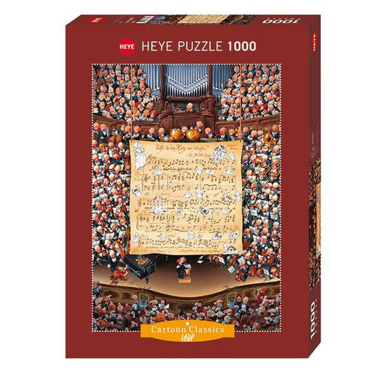 Score Cartoon Classics 1000 Piece Jigsaw Puzzle Heye