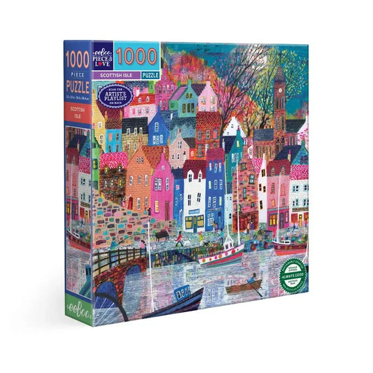 Scottish Isle 1000 Piece Jigsaw Puzzle eeBoo
