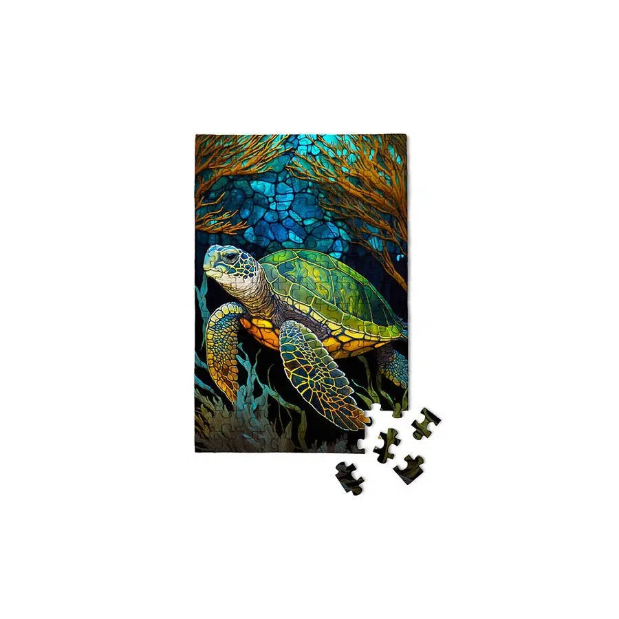 Sea Turtle 150 Piece Mini Jigsaw Puzzle Micro Puzzles