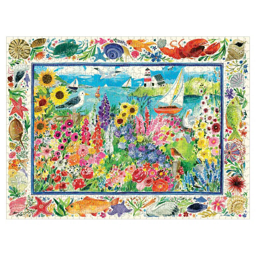 Seagull Garden 1000 Piece Jigsaw Puzzle eeBoo