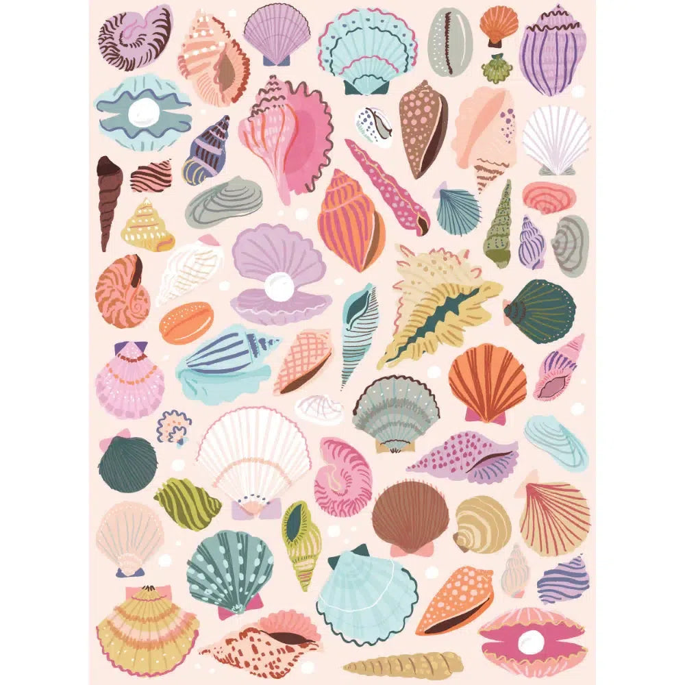 Seashells by the Seashore 1000 Piece Jigsaw Puzzle PuzzleFolk