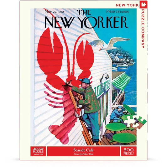 Seaside Café The New Yorker 500 Piece Jigsaw Puzzle NYPC