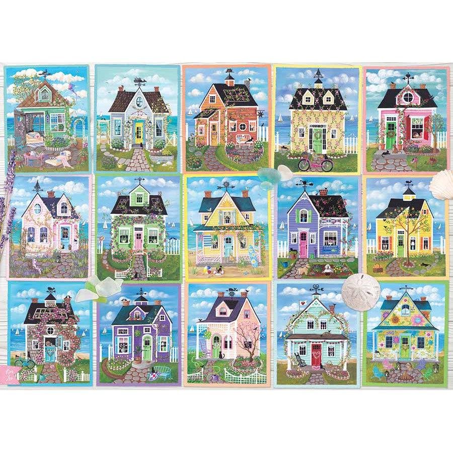 Seaside Cottages 1000 Piece Jigsaw Puzzle Cobble Hill