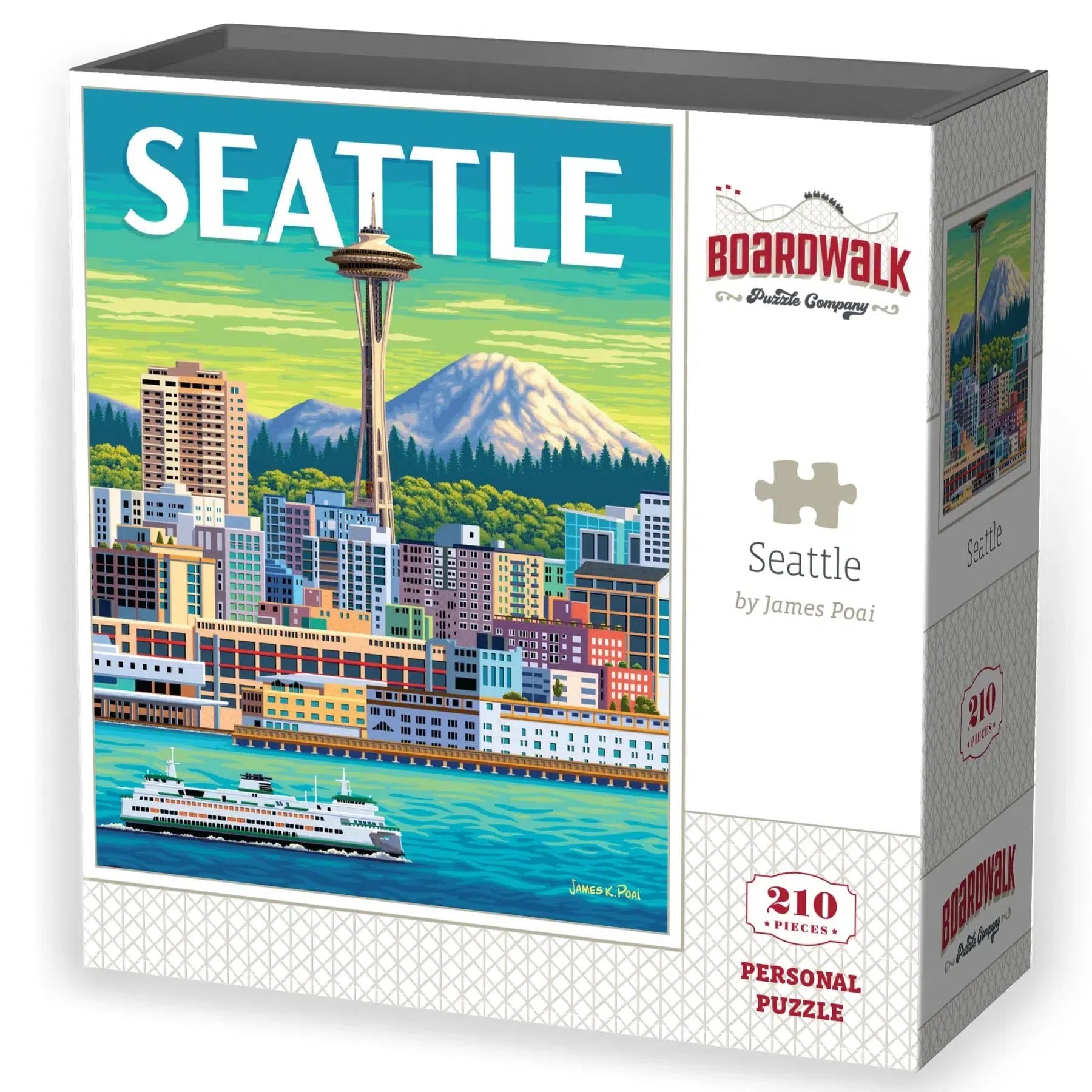 Seattle 210 Piece Jigsaw Puzzle Boardwalk