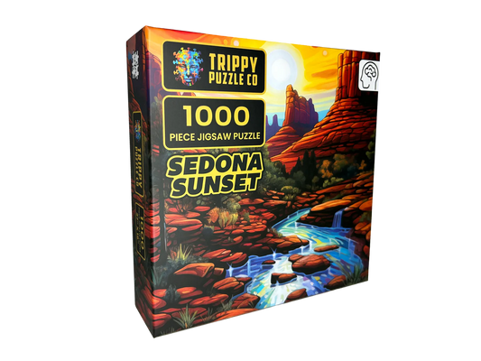 Sedona Sunset 1000 Piece Jigsaw Puzzle Trippy
