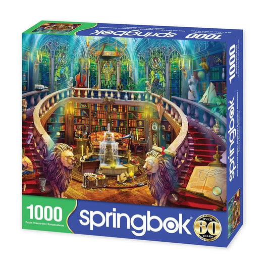 Seek & Find Library 1000 Piece Jigsaw Puzzle Springbok