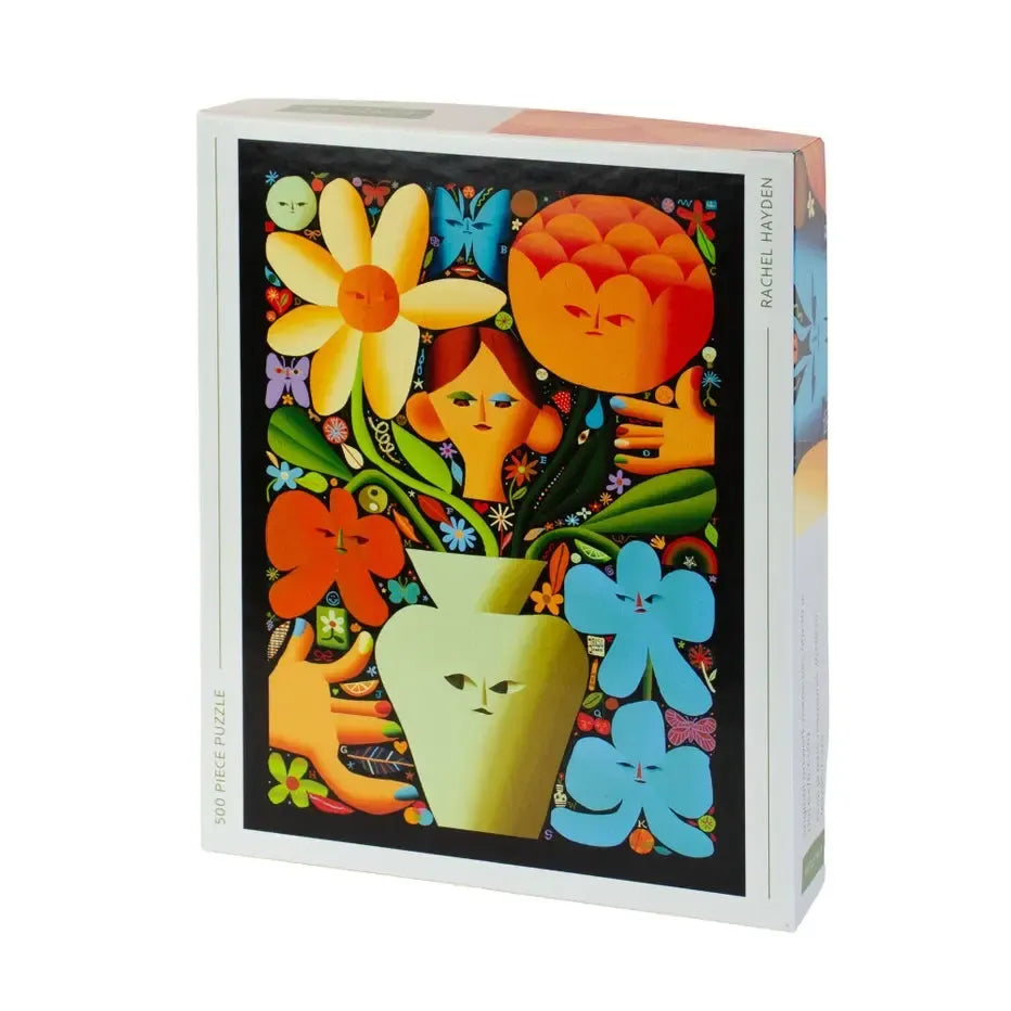 Self Portrait as a Florist by Rachel Hayden 500 Piece Jigsaw Puzzle Kinstler