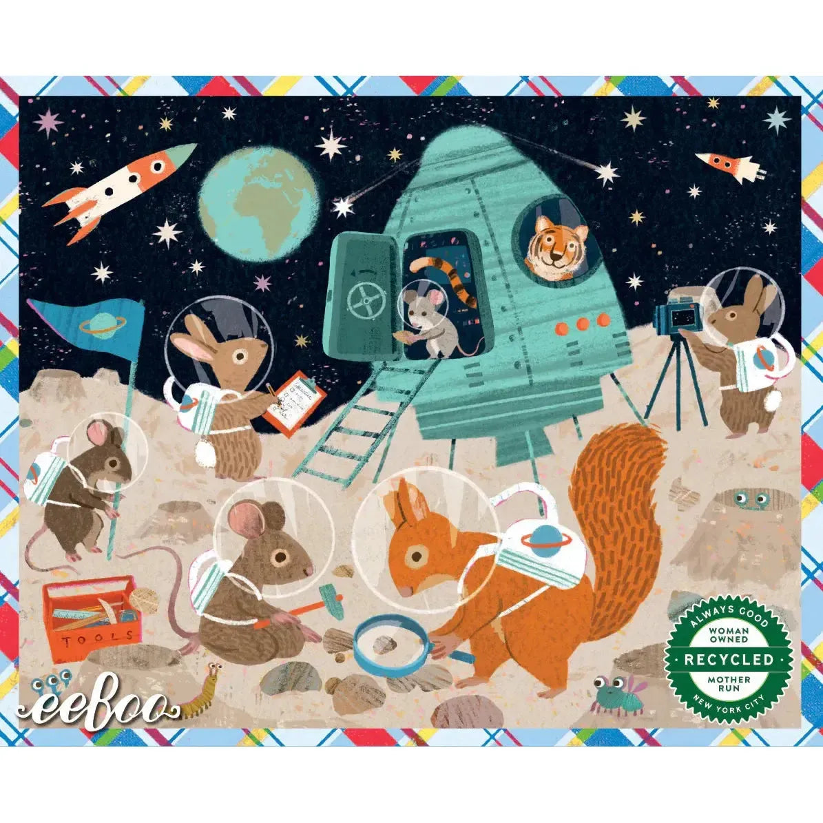 Set of 4 Victoria Ball 36 Piece Mini Jigsaw Puzzles eeBoo