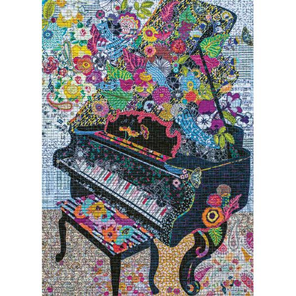 Sewn Piano Quilt Art 1000 Piece Jigsaw Puzzle Heye