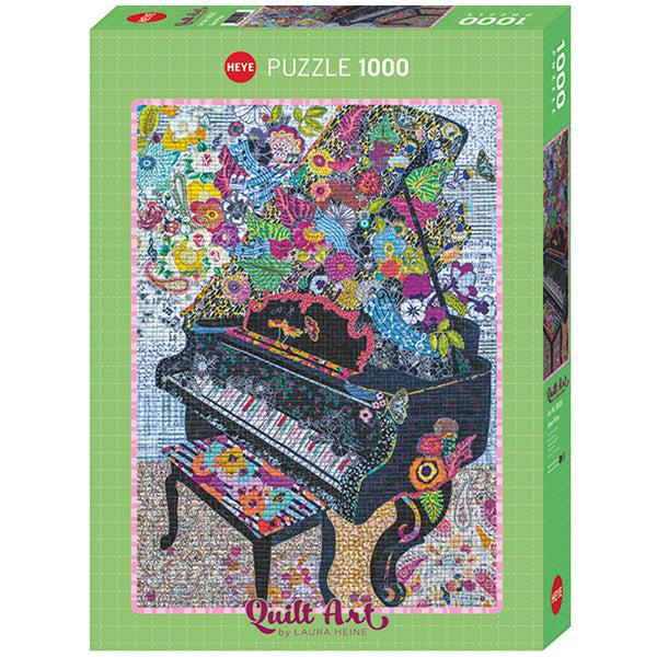 Sewn Piano Quilt Art 1000 Piece Jigsaw Puzzle Heye