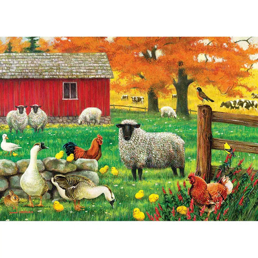 Sheep Farm 35 Piece Tray Jigsaw Puzzle Cobble Hill