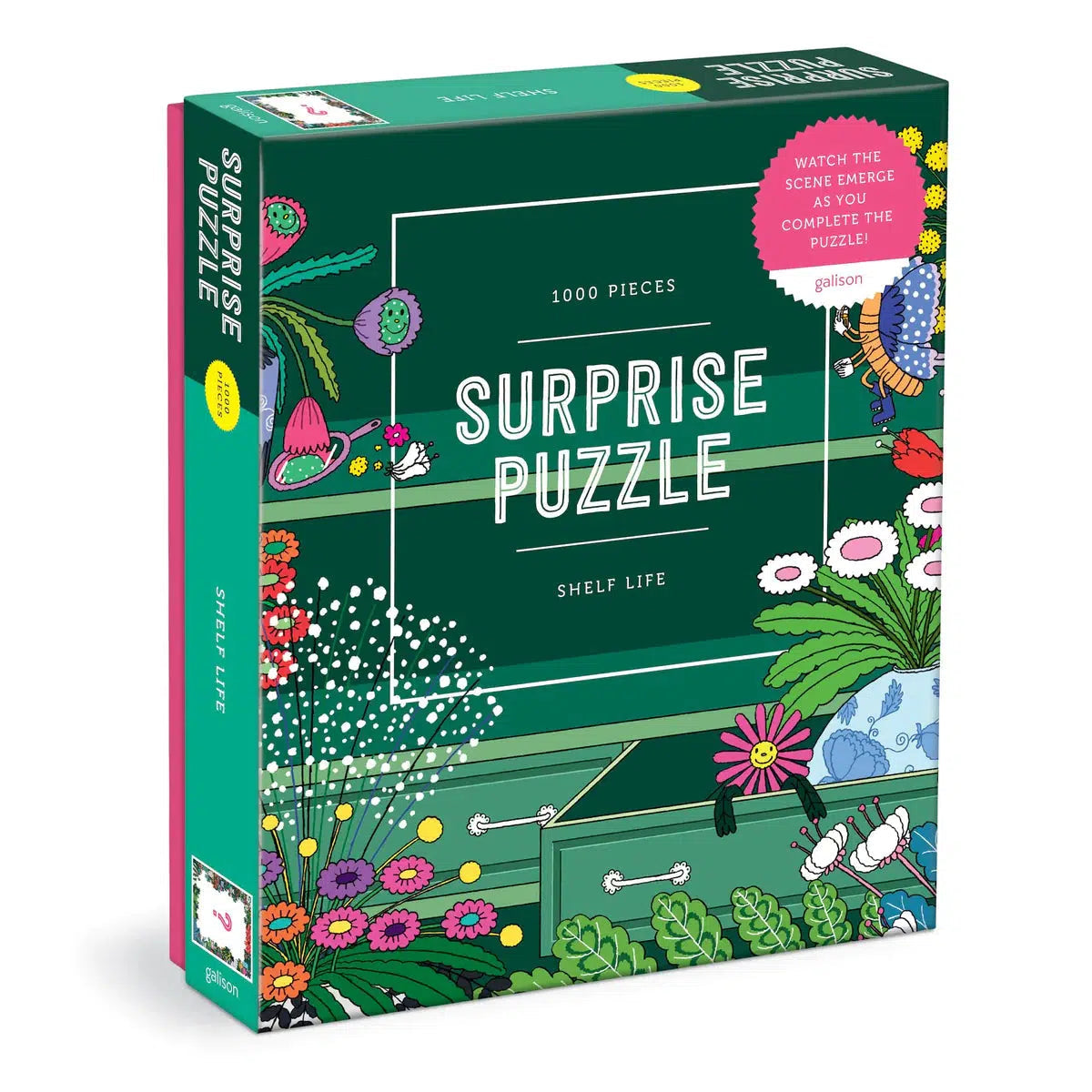 Shelf Life 1000 Piece Surprise Jigsaw Puzzle Galison