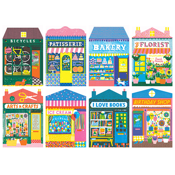 Shops 1000 Piece Jigsaw Puzzle Happily