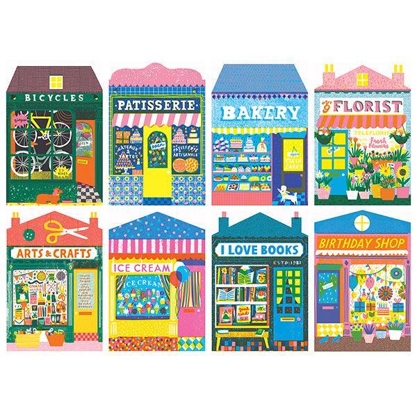 Shops 1000 Piece Jigsaw Puzzle Happily