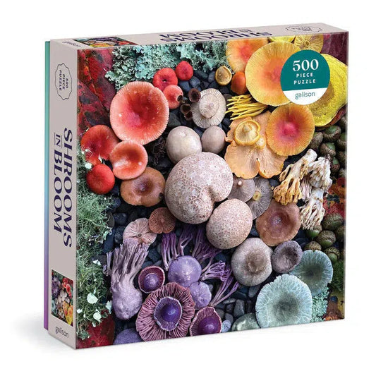 Shrooms in Blooms 500 Piece Jigsaw Puzzle Galison