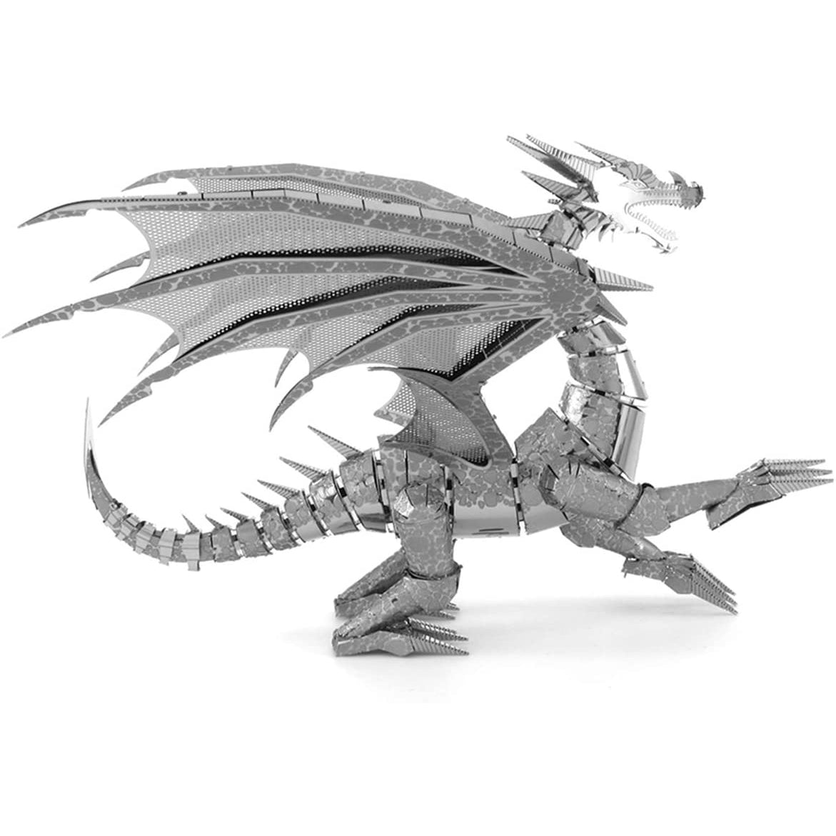 Silver Dragon Premium 3D Steel Model Kit Metal Earth