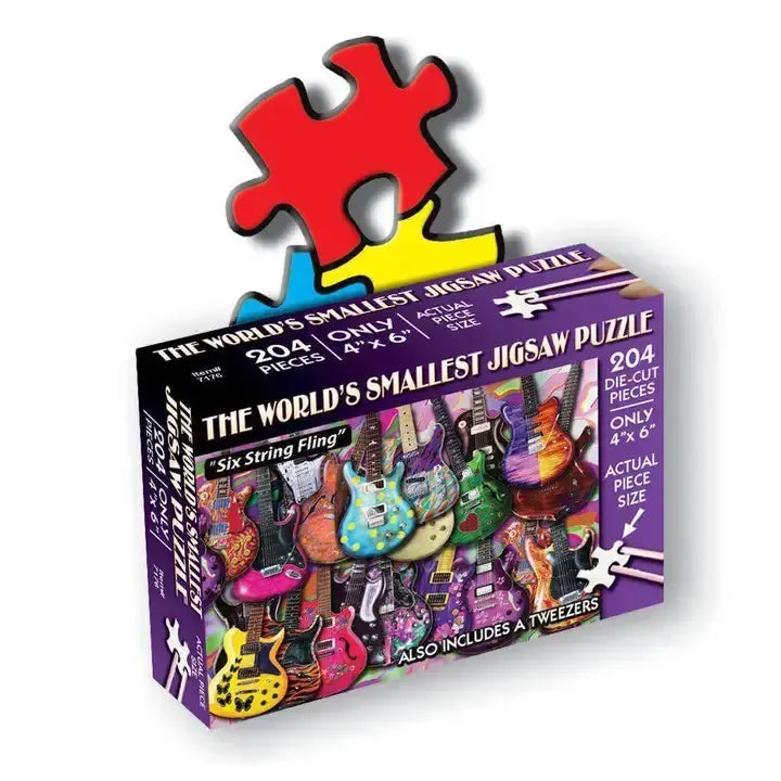 Six String Sling 234 Piece "World's Smallest" Jigsaw Puzzle TDC