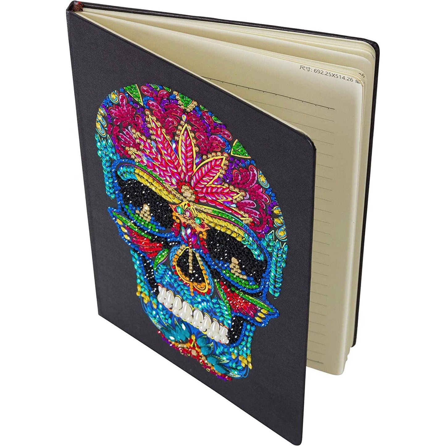 Skull Crystal Art Notebook Kit Craft Buddy