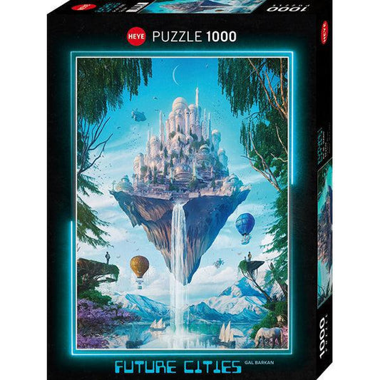 Sky Isle Future Cities 1000 Piece Jigsaw Puzzle Heye