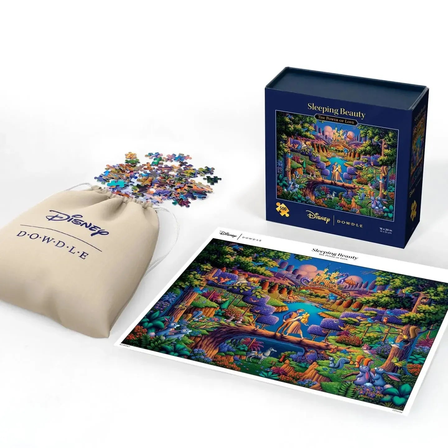 Sleeping Beauty The Power of Love 500 Piece Jigsaw Puzzle Disney x Dowdle