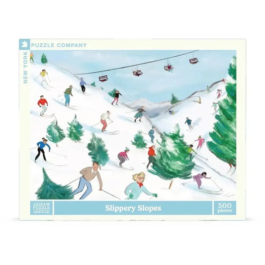 Slippery Slopes by Tug Rice 500 Piece Jigsaw Puzzle NYPC