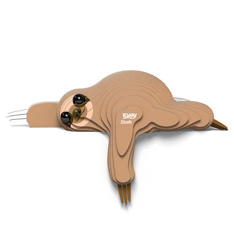 Sloth 3D Cardboard Model Kit Eugy