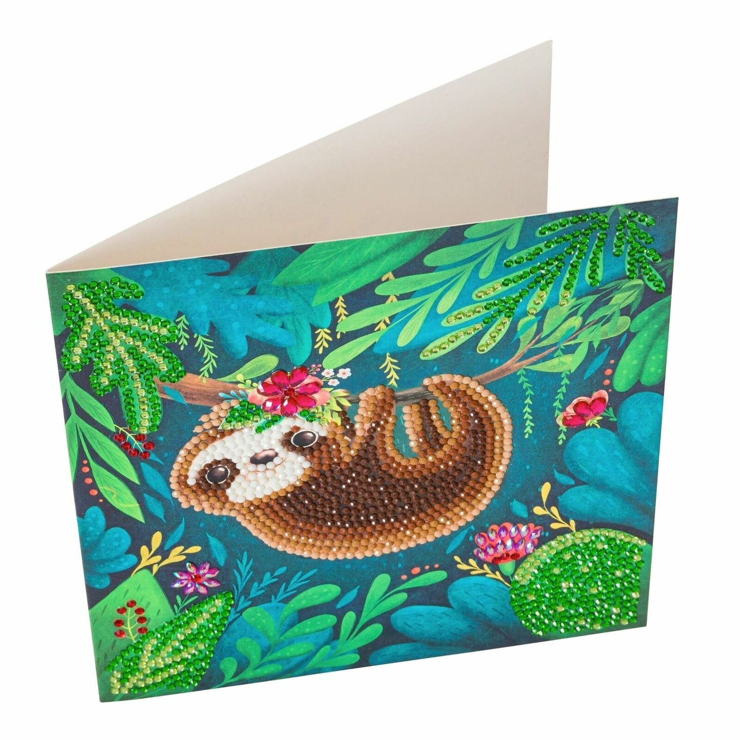 Sloth Crystal Art Card Kit Craft Buddy