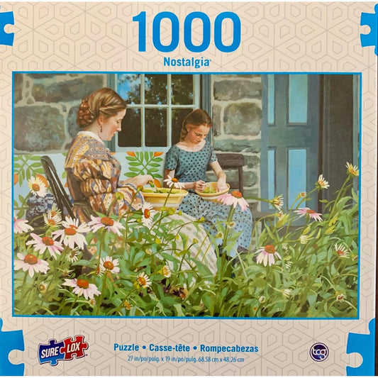 Snapping Beans Nostalgia 1000 Piece Jigsaw Puzzle Sure Lox